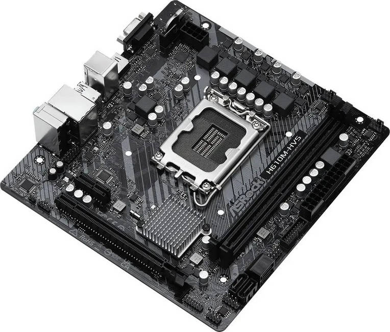 картинка Материнская плата ASRock H610M-HVS LGA1700 mATX от магазина КомпьютерЦентр