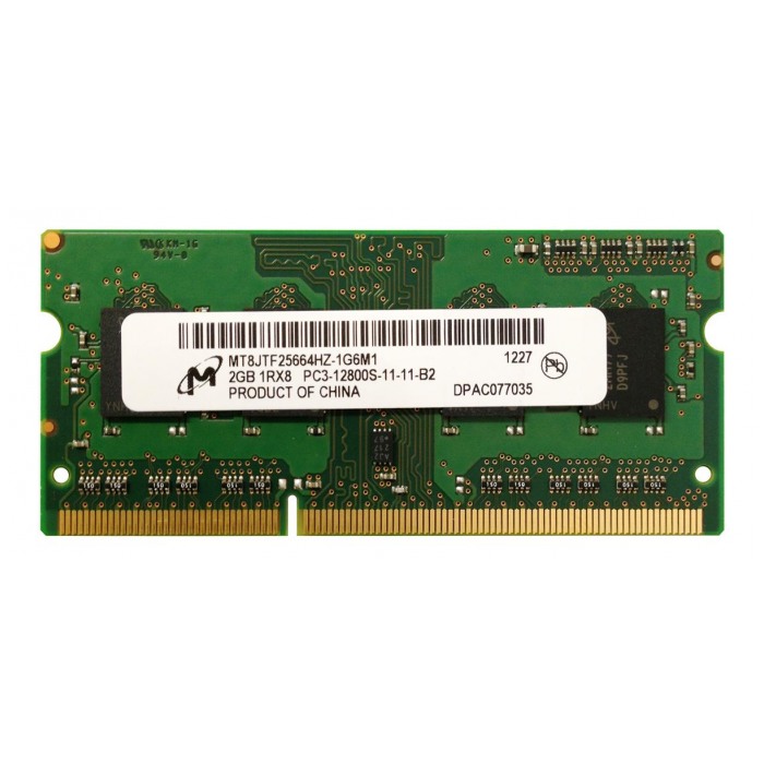 картинка Оперативная память Micron SO-DIMM DDR3 2Gb 1600MHz PC3-12800 от магазина КомпьютерЦентр