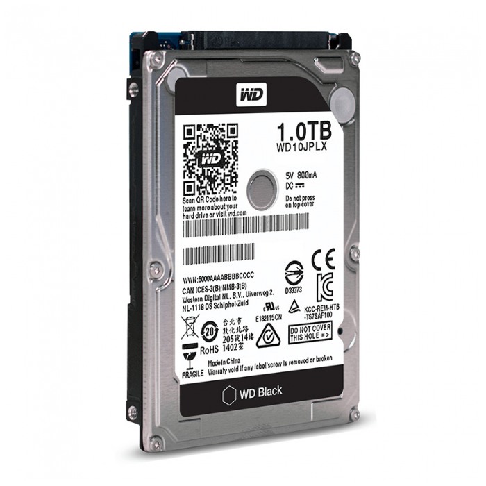 картинка Жесткий диск Western Digital 1Tb 2,5'' SATAIII 5400 rpm 32Mb cache Black (WD10JPLX) от магазина КомпьютерЦентр