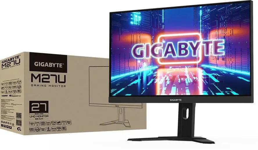 картинка Монитор 27'' GIGABYTE M27U, IPS, черный (9dm27u-00-1abek) от магазина КомпьютерЦентр
