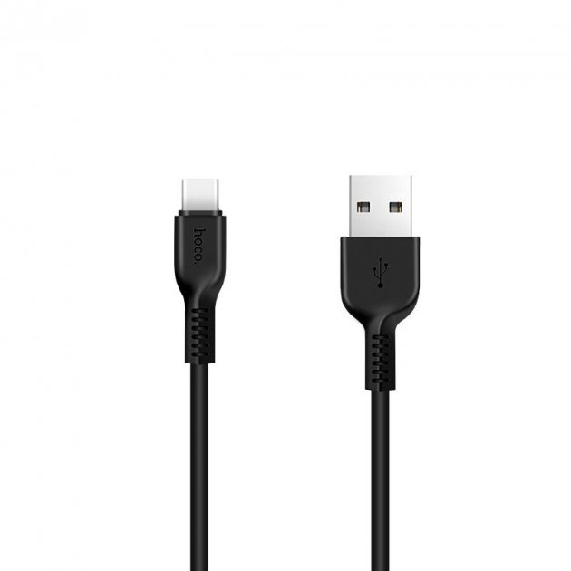 картинка Кабель USB HOCO X13 Easy Charged Type-C charging cable 3A 1м Black от магазина КомпьютерЦентр