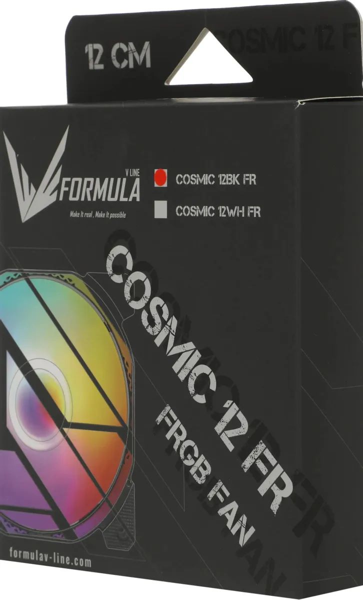 картинка Вентилятор Aerocool /  Formula Cosmic 12BK FR RGb, черный от магазина КомпьютерЦентр