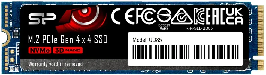 картинка SSD накопитель 250Gb SiliconPower UD85 M.2 2280 PCI-E x4 Gen4 (SP250GBP44UD8505) от магазина КомпьютерЦентр