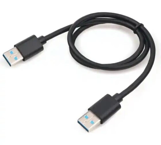 картинка Кабель USB 3.0 A->A, 1.8m Gembird CC-USB3-AMAM-0.6m, 0,6м медь, экранированный, черный от магазина КомпьютерЦентр