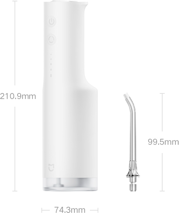 картинка Портативный ирригатор Xiaomi Mijia Electric Teeth Flosser F300 Smoked MEO703 White от магазина КомпьютерЦентр