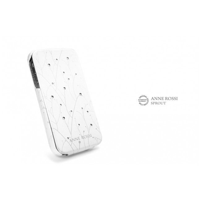 картинка Чехол SGP Leather Case Anne Rossi Series Sprout White for iPhone 4/4S (SGP08694) от магазина КомпьютерЦентр