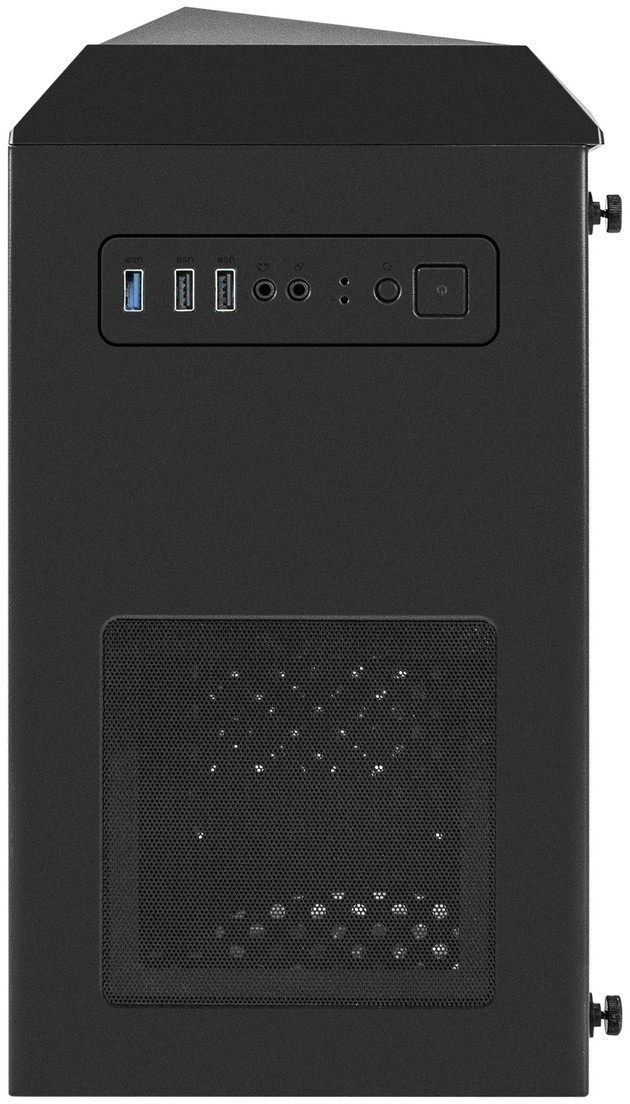 картинка Корпус Minitower Exegate EX294384RUS Mistery R2 mATX, черный от магазина КомпьютерЦентр