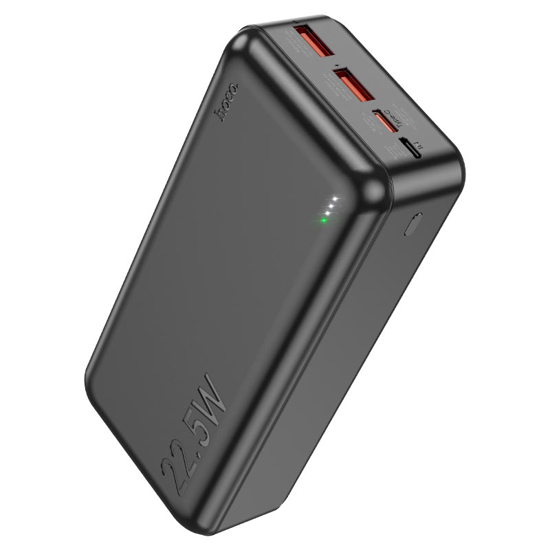 картинка Внешний аккумулятор Hoco J101B Astute 22.5W fully compatible power bank (30000mAh) black от магазина КомпьютерЦентр