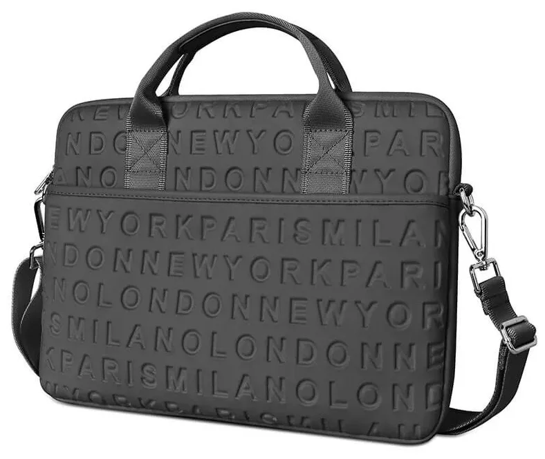 картинка Сумка для ноутбука WiWU City Cosmo Slim Case 13.3'' Black от магазина КомпьютерЦентр