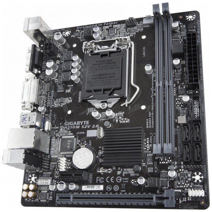 картинка Материнская плата Gigabyte H310M S2V (H310M S2V 2.0) от магазина КомпьютерЦентр