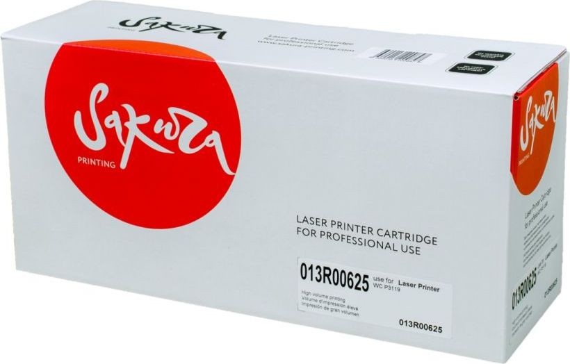 картинка Картридж SAKURA 013R00625 для Xerox WC3119, черный (SA013R00625) от магазина КомпьютерЦентр