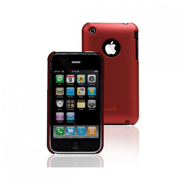 картинка Чехол Moshi iGlaze 4 Cranberry Red for iPhone 4 copy от магазина КомпьютерЦентр