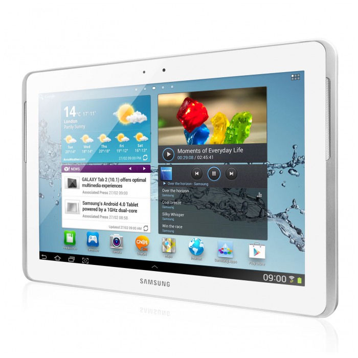 картинка Планшетный ПК Samsung Galaxy Tab 2 10'' 16Gb GT-P5110 White от магазина КомпьютерЦентр