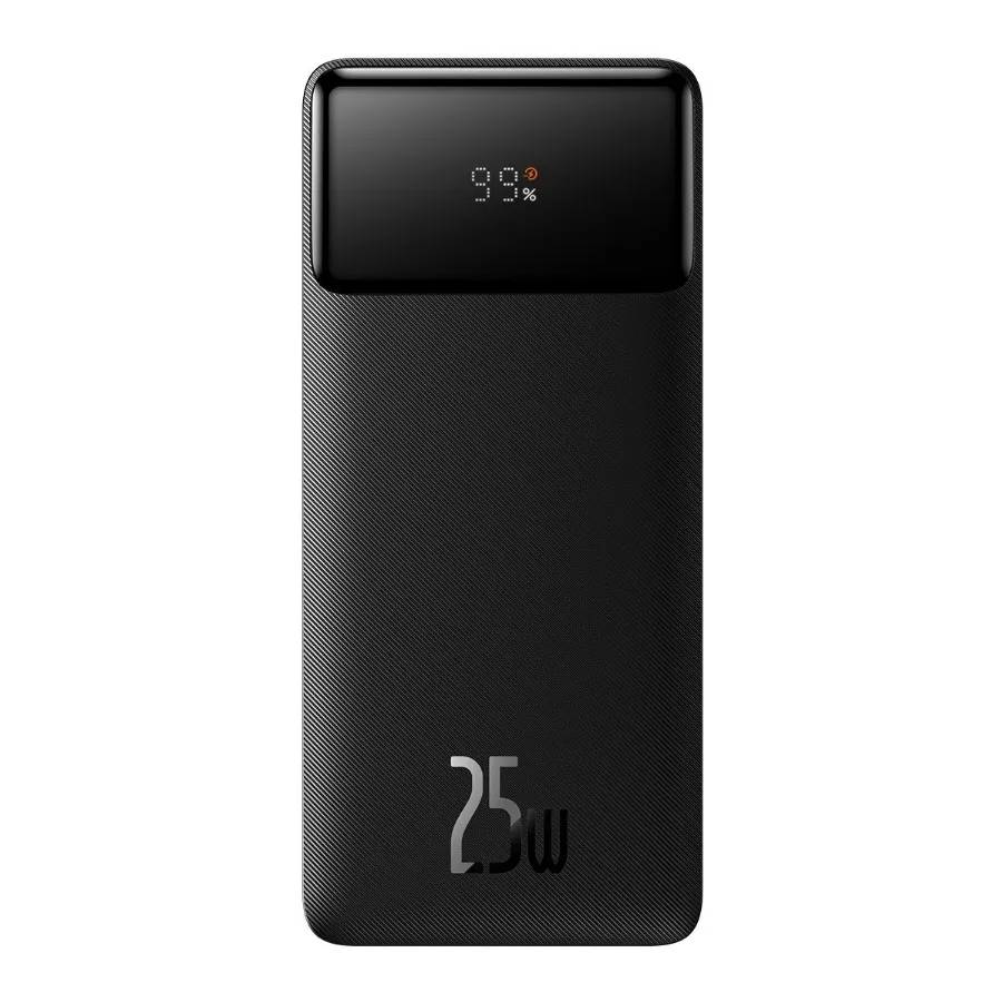 картинка Внешний аккумулятор Baseus Bipow Digital Display Fast Charge 20000mAh 25W Black (cable Type-C to Type-C) от магазина КомпьютерЦентр
