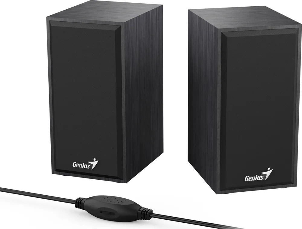картинка Колонки Genius SP-HF180, 2.0, 2 x 3W, USB-power, Black (31730029401) от магазина КомпьютерЦентр
