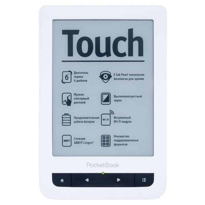 картинка Электронная книга PocketBook Touch 622 Black/White (PB622-D-UA) от магазина КомпьютерЦентр