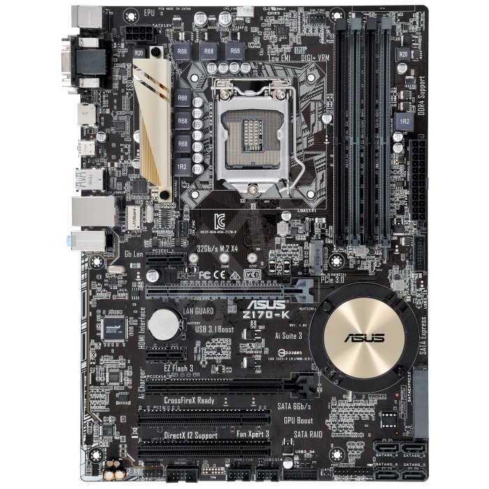 картинка Материнская плата Asus Z170-K (Z170-K) от магазина КомпьютерЦентр