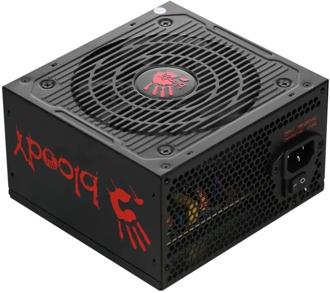 картинка Блок питания BLOODY BD-PS600W, 600Вт, черный, retail от магазина КомпьютерЦентр