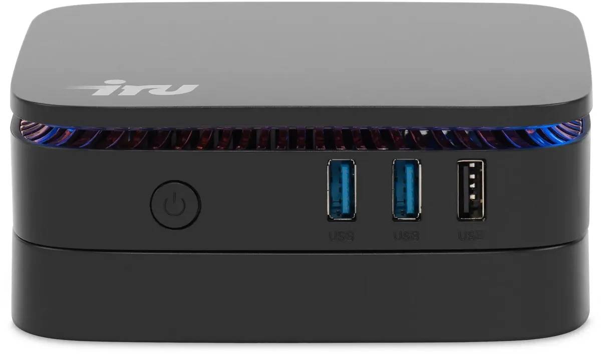 картинка Неттоп iRU 110JLCN, Intel Celeron N5105, DDR4 8ГБ, 256ГБ(SSD), Intel UHD Graphics, noOS, черный (1975163) от магазина КомпьютерЦентр