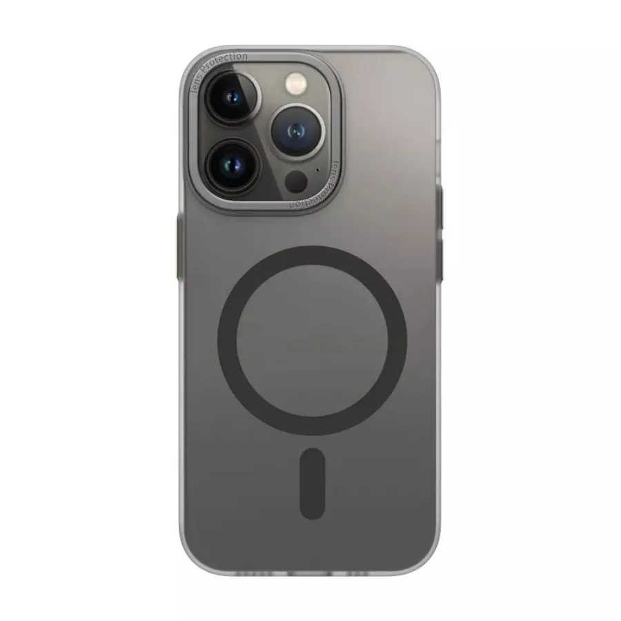 картинка Чехол WiWU Ultra Thin Frosted Case MMC-103 для iPhone 14 Pro Max 6.7 inch Transparent Black от магазина КомпьютерЦентр