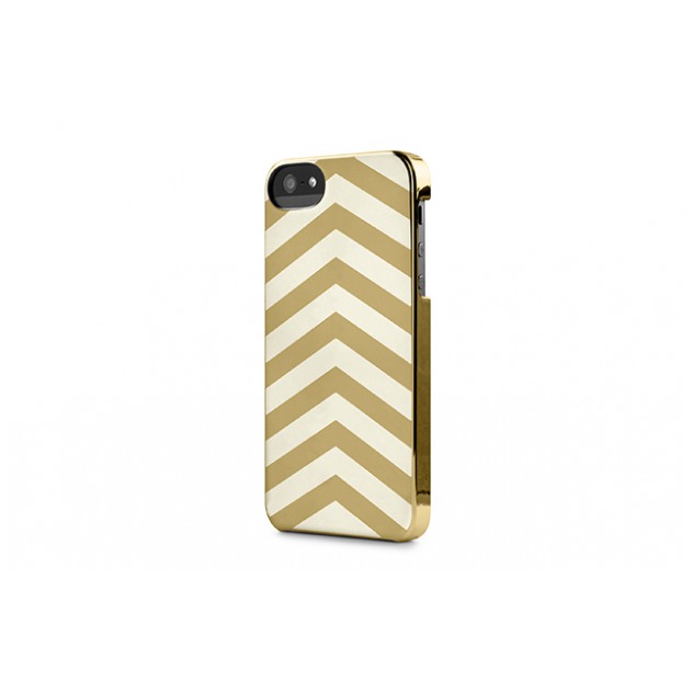 картинка Чехол InCase Snap Case Chevron Chrome/ Gold for iPhone 5/ 5s (CL69156) от магазина КомпьютерЦентр