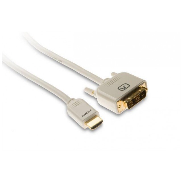 картинка Кабель Logan HDMI to DVI 3m AWG28 Gold plated от магазина КомпьютерЦентр