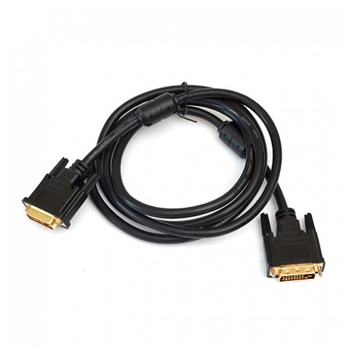 картинка Кабель DeTech DVI M-M (24+1) 3m Gold, 30AWG, 2 ferrite от магазина КомпьютерЦентр