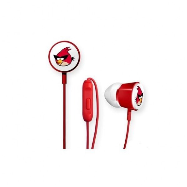 картинка Гарнитура Gear4 Angry Birds Stereo Heardphone Tweeters Deluxe Red Bird for iPad/ iPhone/ iPod (HAB0012) от магазина КомпьютерЦентр