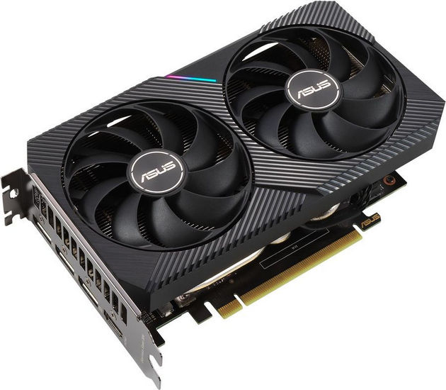 картинка Видеокарта 8Gb GDDR6 GeForce RTX 3050 Asus (DUAL-RTX3050-O8G) от магазина КомпьютерЦентр