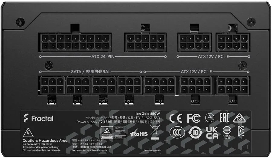 картинка Блок питания Fractal Design Ion Gold 850W ATX (FD-P-IA2G-850-EU) от магазина КомпьютерЦентр