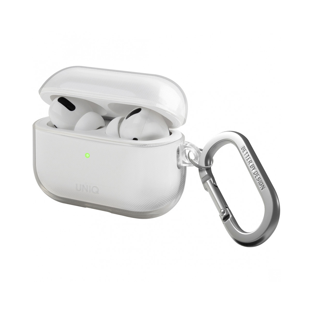 картинка Чехол Uniq Glase TPU Glossy Clear для AirPods Pro 2, прозрачный от магазина КомпьютерЦентр