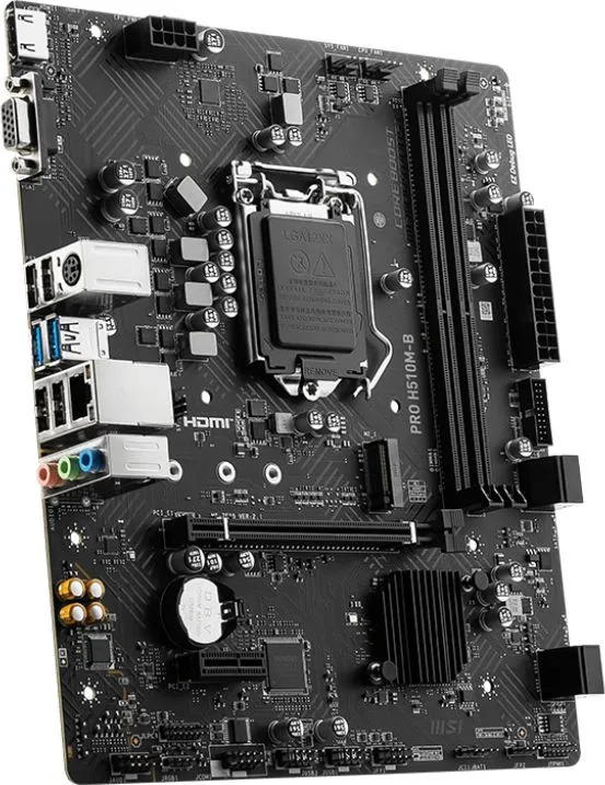 картинка Материнская плата MSI PRO H510M-B S1200; Intel H470; 2xDDR4 от магазина КомпьютерЦентр