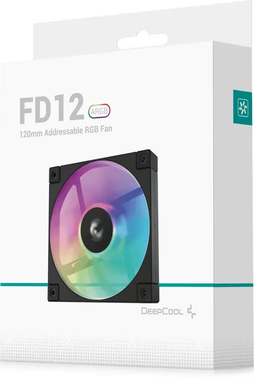 картинка Вентилятор DEEPCOOL FD12 ARGB 3-in-1 120x120 (400-2050 RPM, 26.9 Db,4-pin PWM, в комплекте - 3 шт.) от магазина КомпьютерЦентр
