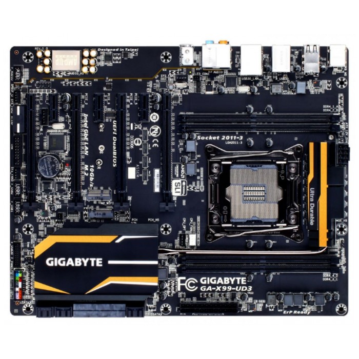 картинка Материнская плата Gigabyte GA-X99-UD3 (GA-X99-UD3) от магазина КомпьютерЦентр