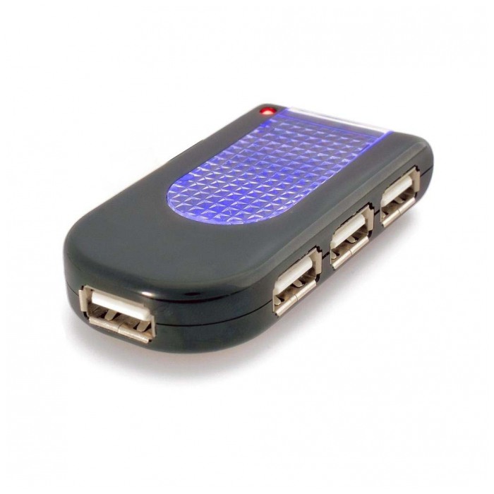 картинка HUB USB Belkin F5U034ER 4-port Black (F5U034ERBLK) от магазина КомпьютерЦентр