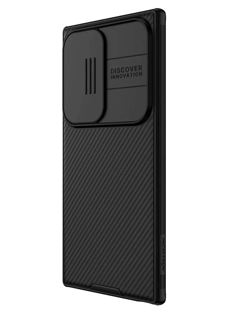 картинка Чехол-накладка Nillkin CamShield Pro Case защитной шторкой для SAMSUNG Galaxy S24 Ultra, черный от магазина КомпьютерЦентр