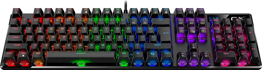 картинка Клавиатура Genius Scorpion K12 игровая проводная механическая/  корич перекл/  RGB/  Анти-Ghosting/  USB/ кабель 1.8м/  черный (31310057402) от магазина КомпьютерЦентр
