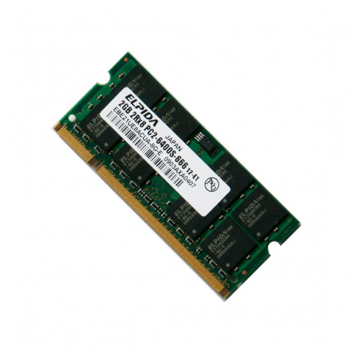 картинка Оперативная память Elpida SO-DIMM DDR2 2Gb 800MHz PC2-6400 от магазина КомпьютерЦентр