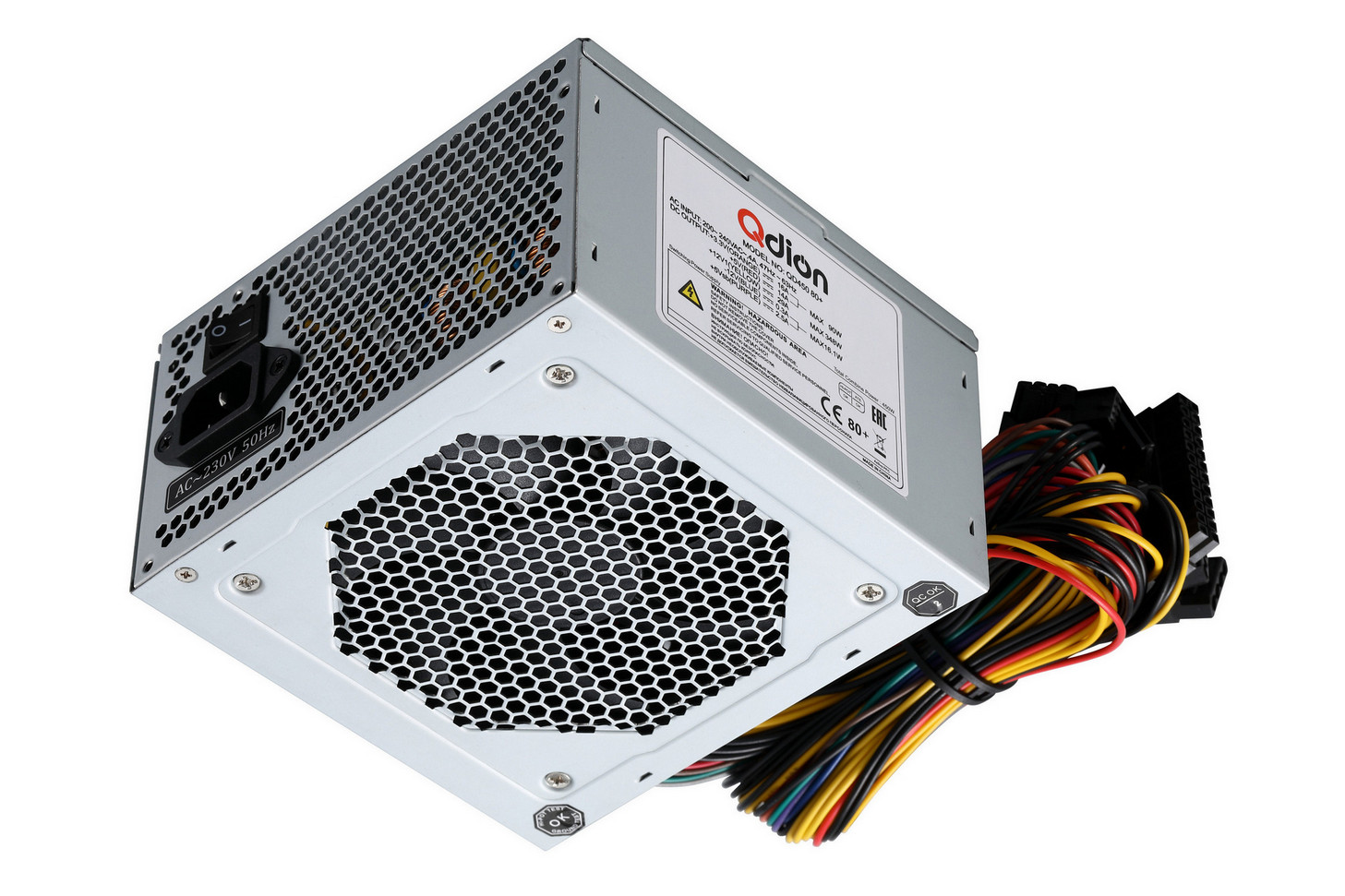 картинка Блок питания FSP/ Q-Dion QD450-PNR 80+ 450W 80+ (24+4+4pin) APFC 120mm fan 3xSATA от магазина КомпьютерЦентр