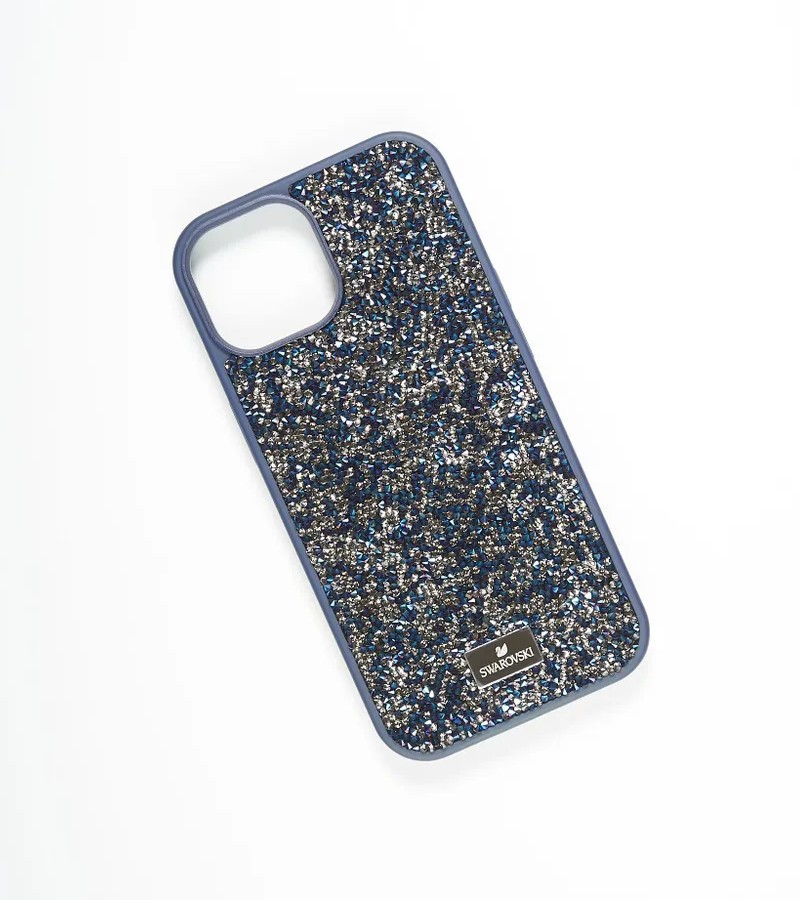 картинка Чехол Swarovski для iphone 15 Pro Синий от магазина КомпьютерЦентр