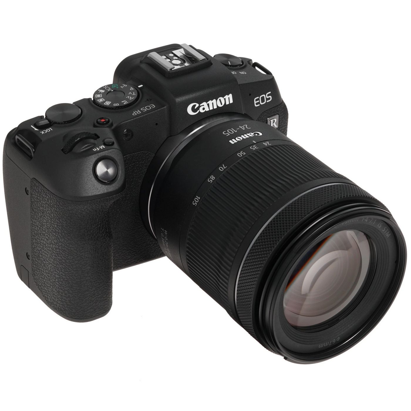 картинка Беззеркальный фотоаппарат Canon EOS RP Kit RF 24-105mm f/4-7.1 IS STM черный от магазина КомпьютерЦентр