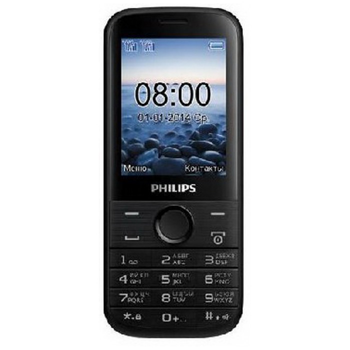 картинка Телефон Philips E160 2Sim Black от магазина КомпьютерЦентр