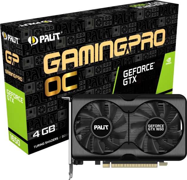 картинка Видеокарта Palit GeForce GTX 1650 Gaming Pro OC (NE61650S1BG1-1175A) от магазина КомпьютерЦентр