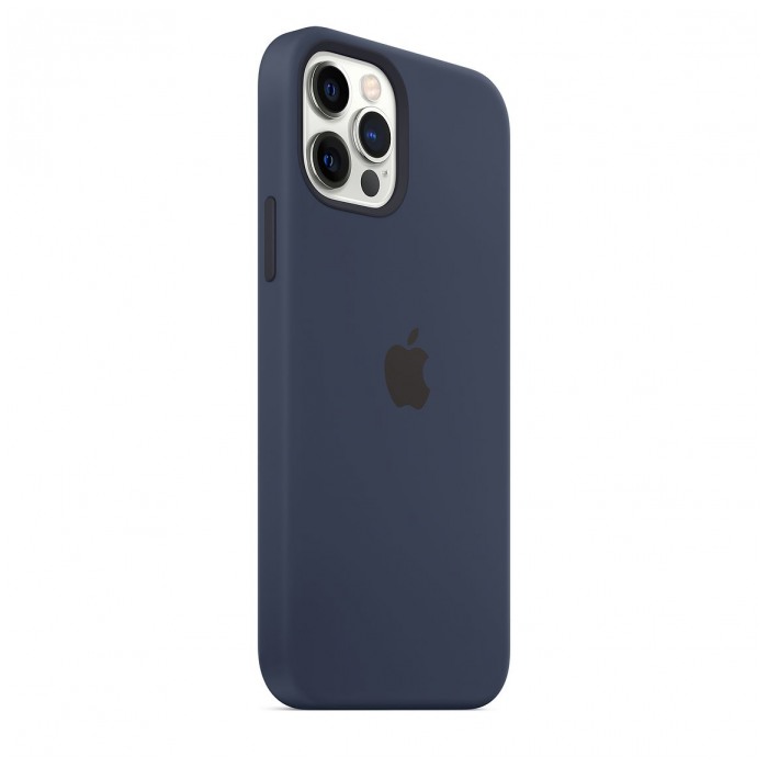 картинка Чехол Apple Silicone Case for iPhone 12 Pro Max Midnight Blue от магазина КомпьютерЦентр