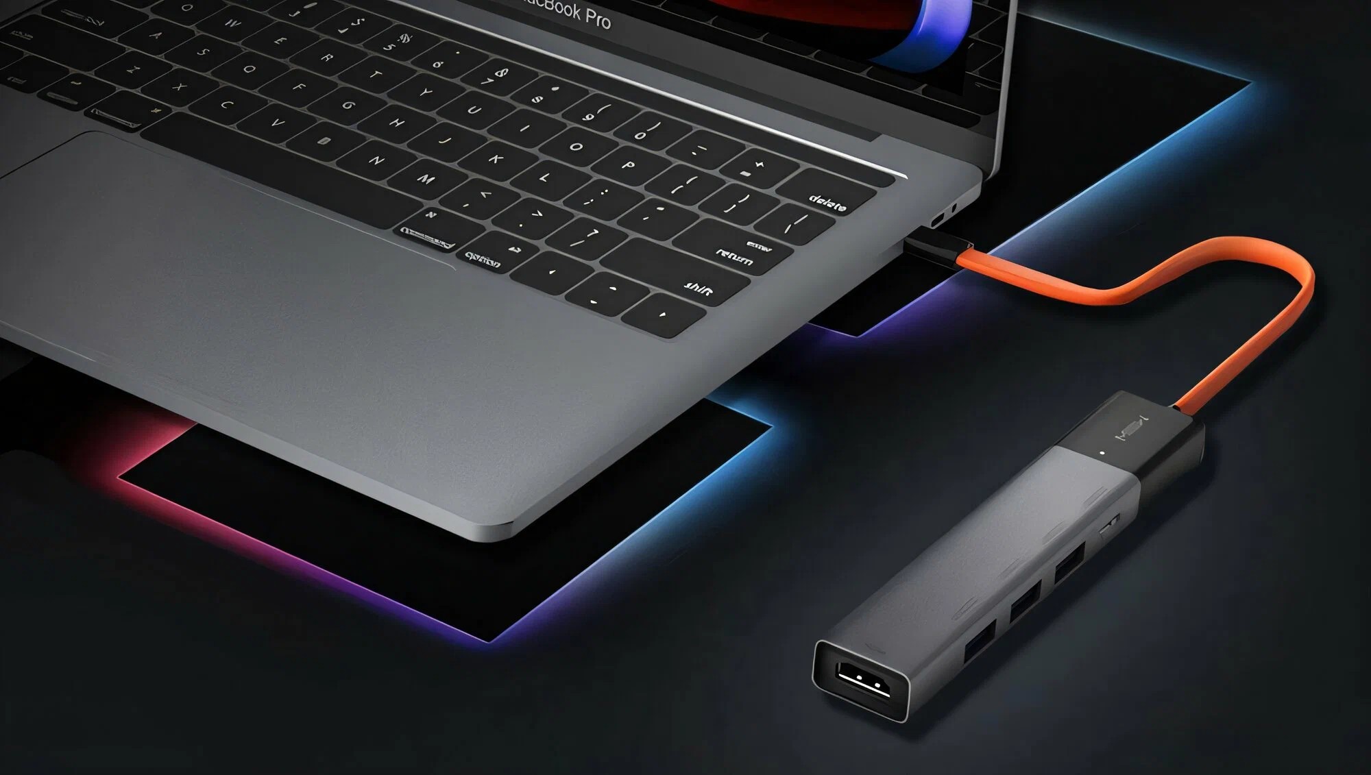 картинка HUB Adapter 5 in 1 MIIIW MWCMA05 Type-C 3х USB 3.0 HDMI 4K 1x Type-C PD от магазина КомпьютерЦентр
