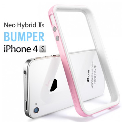 картинка Чехол SGP Case Neo Hybrid 2S Snow Series Sherbet Pink for iPhone 4/ 4S (SGP08355) от магазина КомпьютерЦентр