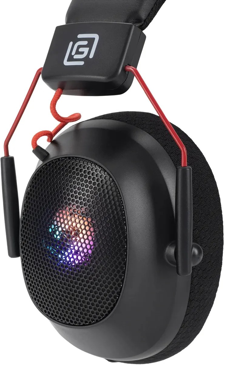 картинка Гарнитура Oklick HS-L305G черный/ красный, мониторные (2060511) от магазина КомпьютерЦентр