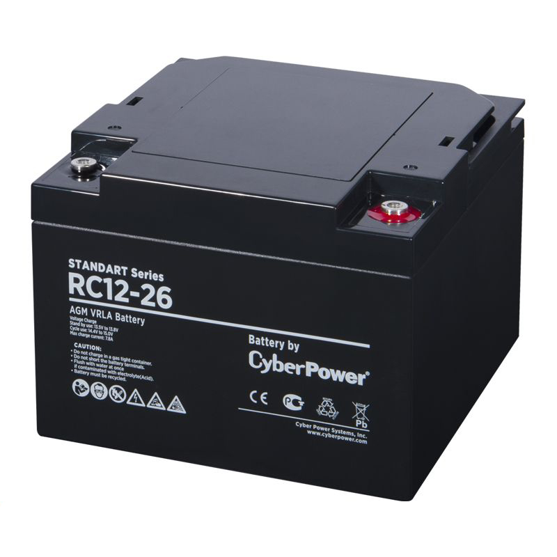 картинка Аккумулятор для ИБП SS CyberPower RC 12-26, 12 B 26Ah от магазина КомпьютерЦентр