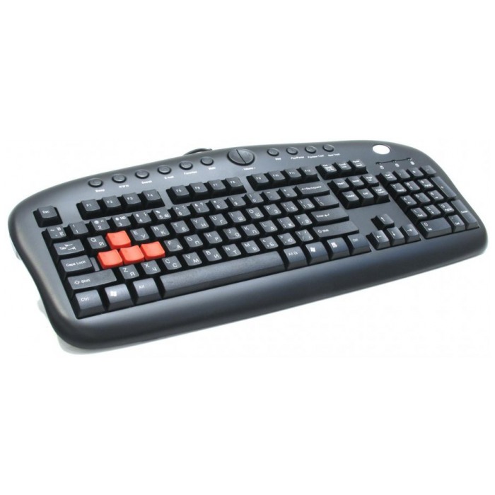 картинка Клавиатура A4tech Multimedia Game Master Black USB (KB-28G-1) от магазина КомпьютерЦентр