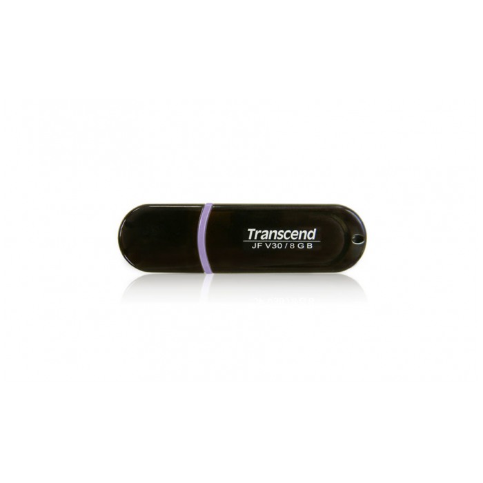 картинка Флешка USB Transcend 8Gb JetFlash V30 Black (TS8GJFV30) от магазина КомпьютерЦентр